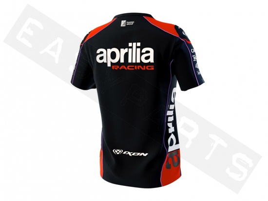 T-shirt APRILIA Racing Team 2023 zwart dames